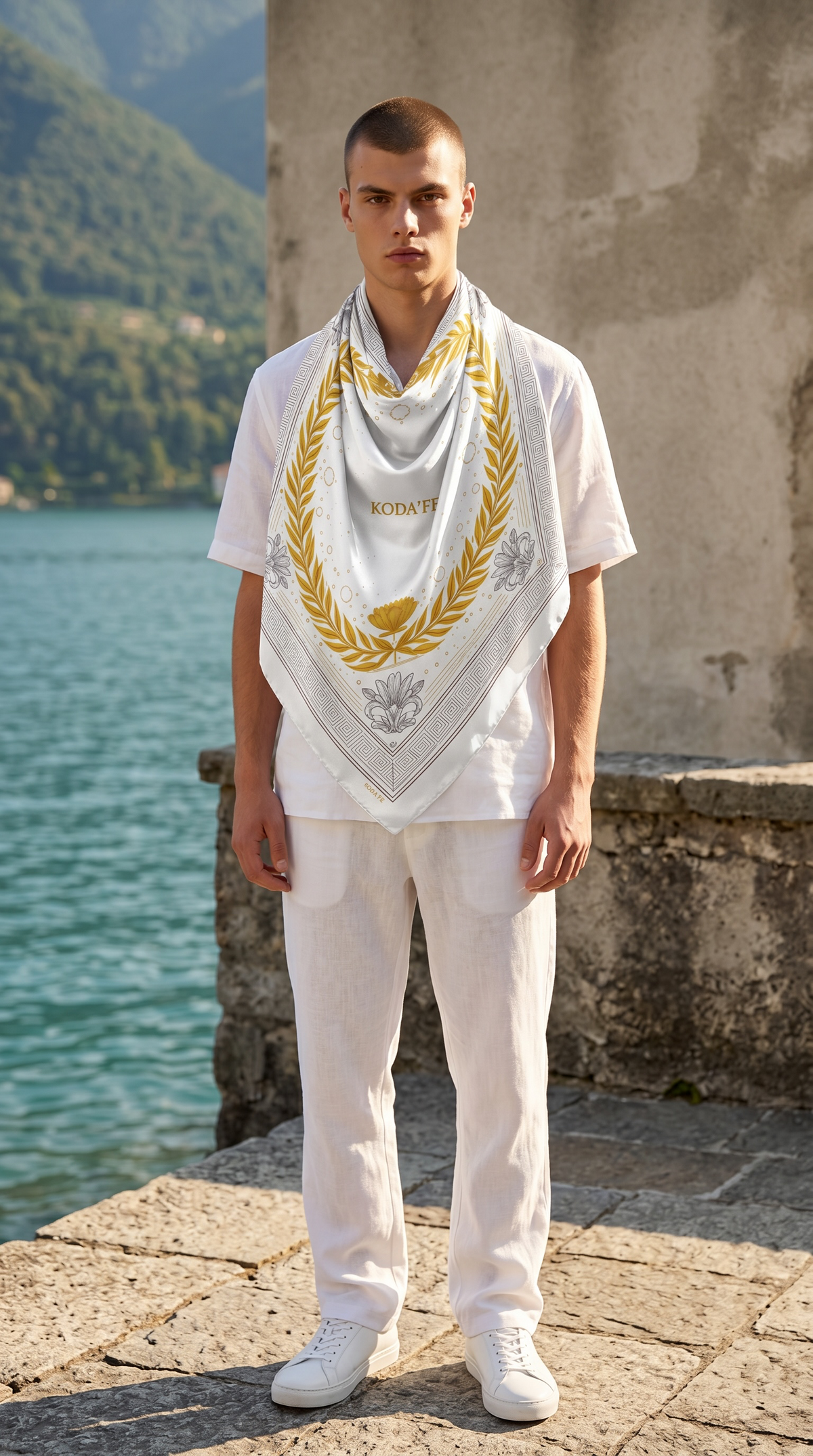 Laurel Wreath Scarf 90