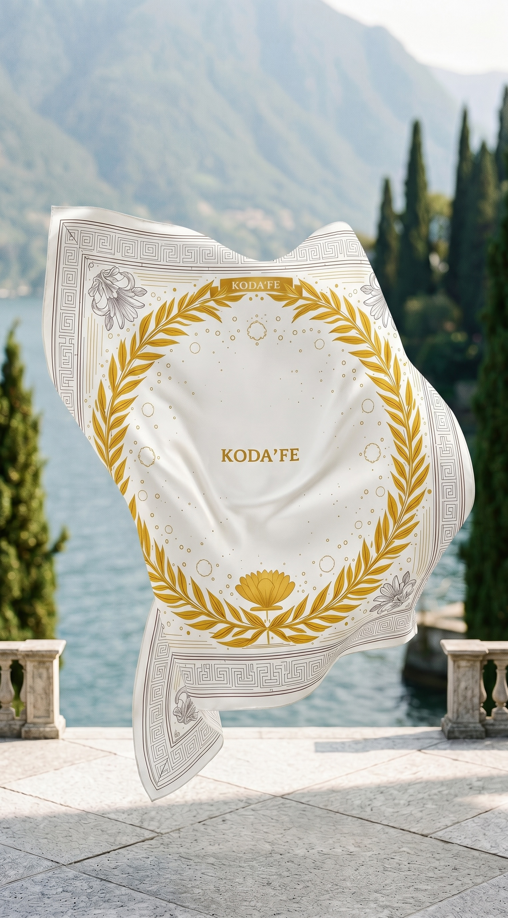 Laurel Wreath Scarf 90